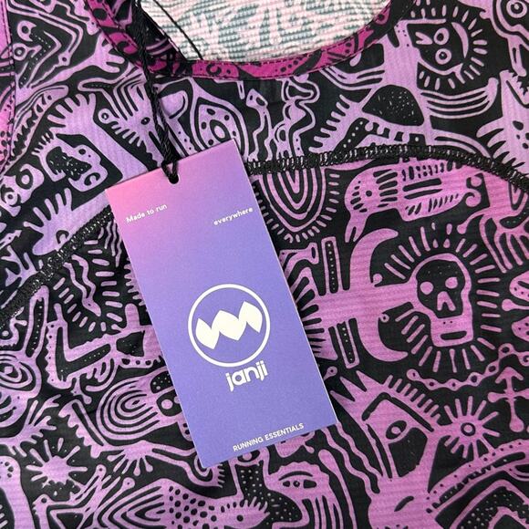 Janji Tank Top Helio Tech Batik Purple Running Essentials Singlet New XS NWT - Picture 12 of 16